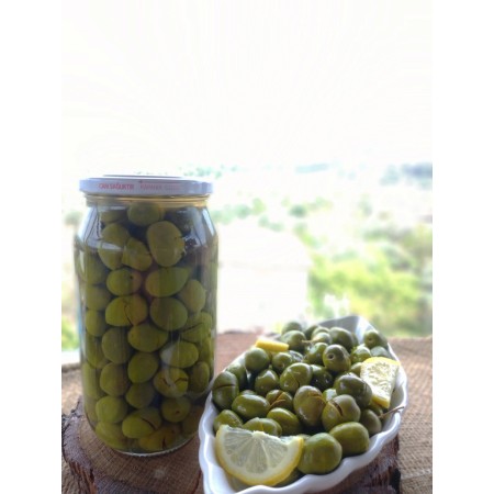 Doğal Kırma Zeytin Manzelina 1 Kg