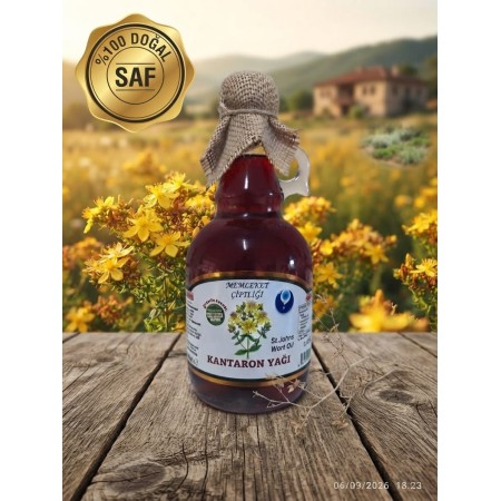 Doğal-Organik -Natural Kantaron Yağı,Kantaron otu-Cilt Bakımı-Yanık Tedavisi-Saç Bakımı