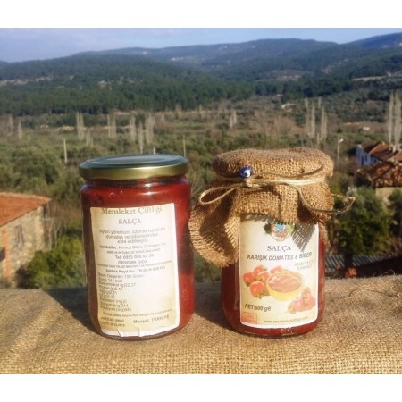 Ev Salçası 1 Kg (Domates-Kırmızı Biber)