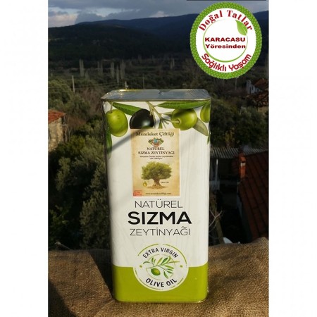 5 LT Naturel Sızma Zeytinyağı  TENEKE