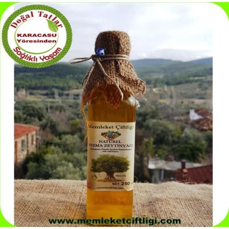 Doğal Sızma Zeytin Yağı 250 ml ( 0,5 Asit - Cam Şişe )