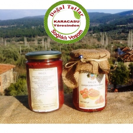 Doğal  Ev Salçası (Domates-Kırmızı Biber Karışık) 1 Kg
