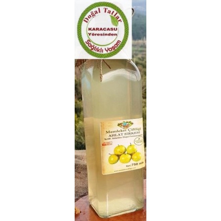 Doğal Fermente Ahlat Sirkesi 500 Ml (Cam Şİşe)