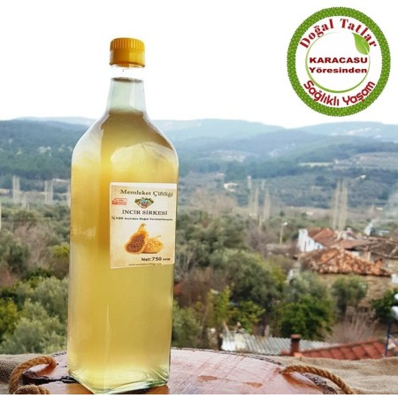 Doğal Fermente İncir Sirkesi 500 Ml (Cam Şİşe)