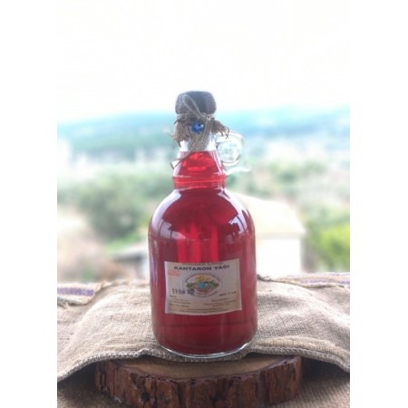Doğal Kantaron Yağı 1 Lt (Cam Şİşe)